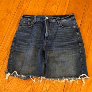 One Navy Cut Off High Waist Jean Shorts size 8